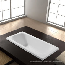 High Quality Drop in Built-in White Acrylic Bathtub (K1750B)